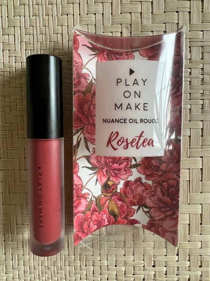 play on make ニュアンスオイルルージュ(リップカラー)のクチコミ「play on make
ニュアンスオイルルージュ
#Rosetea🌹
雑貨屋さんを巡って.....」(3枚目)