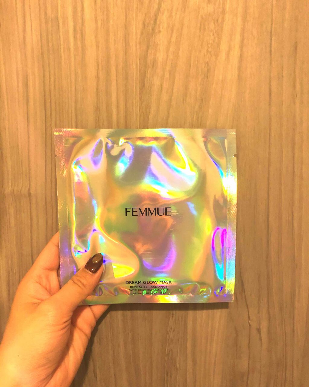 ドリームグロウマスク RR(透明感・キメ)/FEMMUE/シートマスク・パックを使ったクチコミ(1枚目)