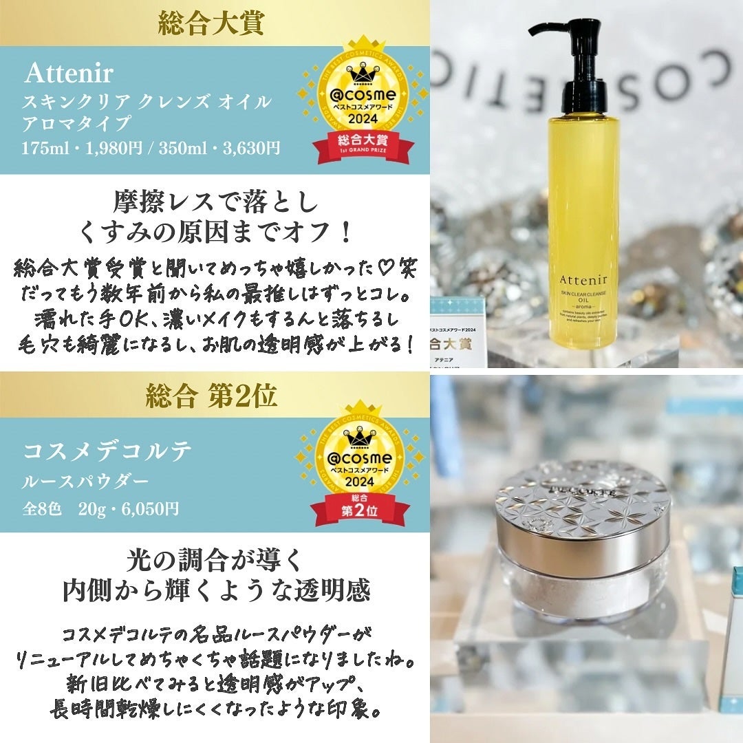 Riho | 集英社MAQUIAエキスパート on LIPS 「@cosmeベスコス2024👑/先日ベスコス発表会にご招待いた..」(2枚目)