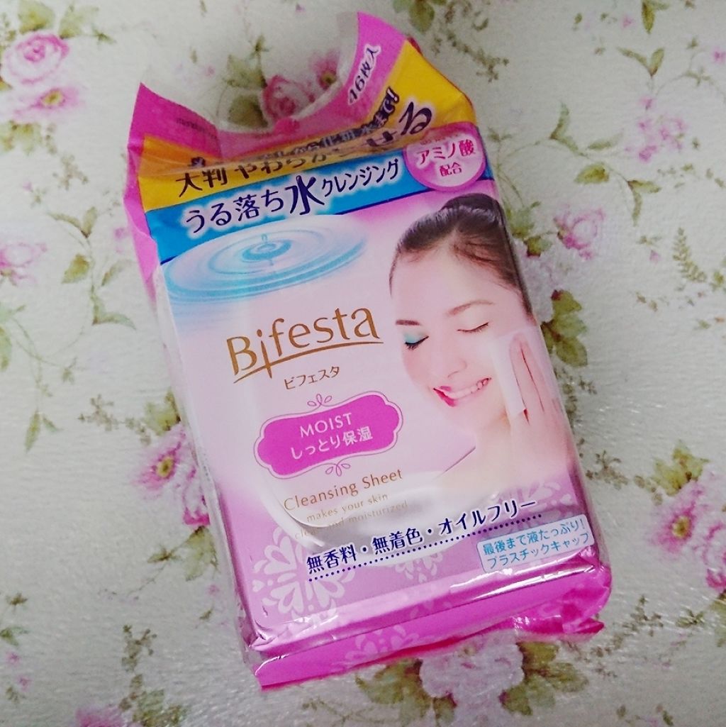 ミセラークレンジングシート セラムモイスト/ビフェスタ/クレンジングシートを使ったクチコミ（1枚目）