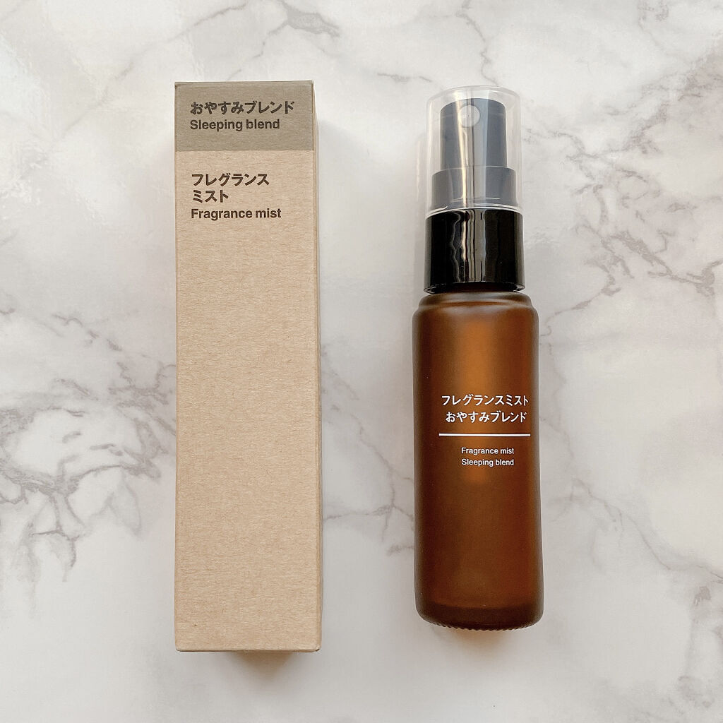フレグランスミスト おやすみブレンド/無印良品/香水(その他)を使ったクチコミ（3枚目）