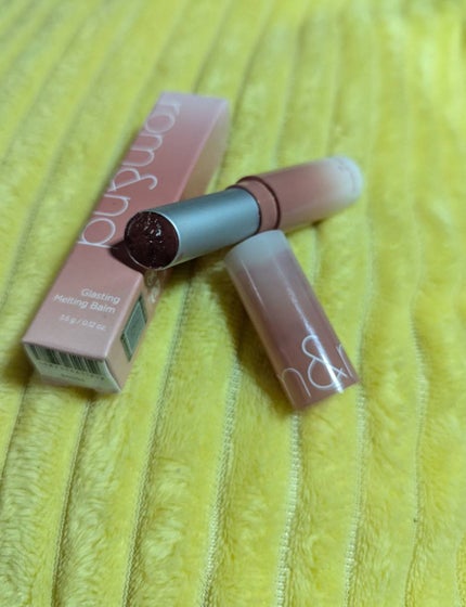 グラスティングメルティングバーム/rom&nd/リップバームを使ったクチコミ(1枚目)