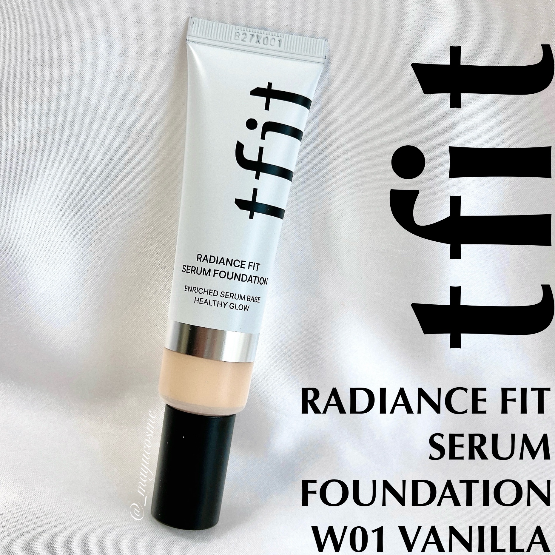 ラディアンスフィットセラムファンデーション W01 VANILLA/TFIT/リキッドファンデーションを使ったクチコミ（1枚目）