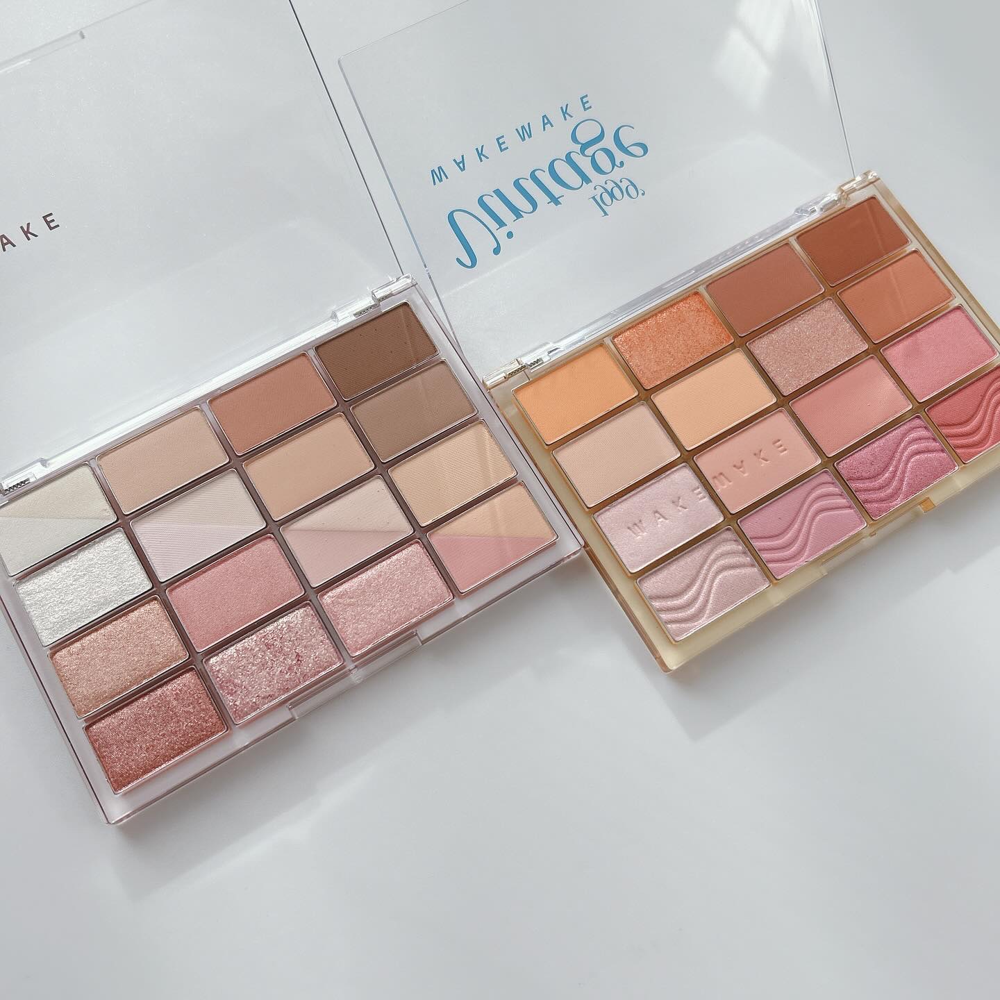 ソフトブラーリングアイパレット/wakemake/アイシャドウパレットを使ったクチコミ（3枚目）