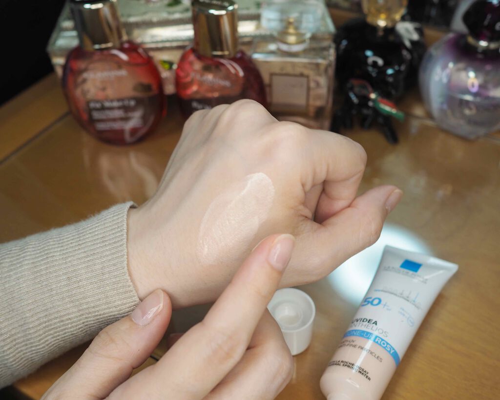UVイデア XL プロテクショントーンアップ ローズ/ラ ロッシュ ポゼ/日焼け止めクリームを使ったクチコミ（2枚目）
