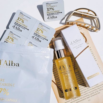 ピュアビタミンC37%プレミアムカプセル/ダルバ/美容液を使ったクチコミ(2枚目)