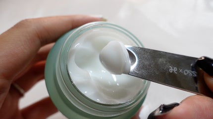 ピュアアルテミシア カーミングウォータークリーム/HANYUL(ハンユル)/フェイスクリームを使ったクチコミ(3枚目)