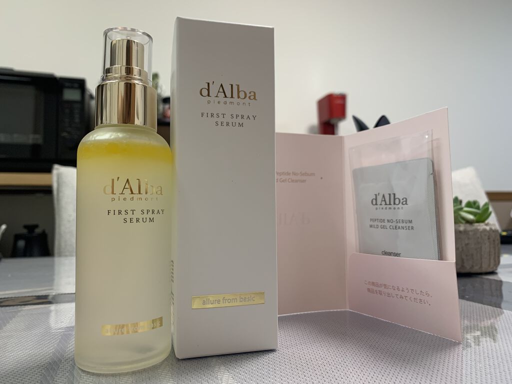 ダルバ ホワイトトリュフファーストスプレーセラム/ダルバ/ミスト状化粧水を使ったクチコミ（1枚目）