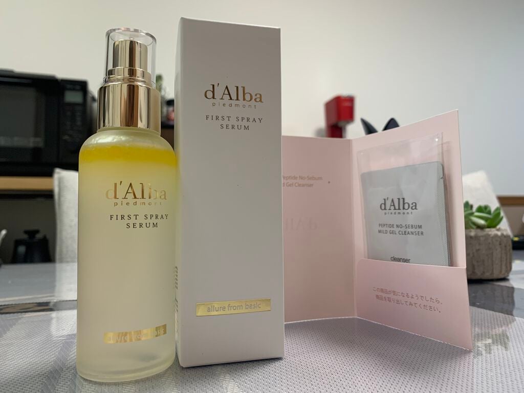 ダルバ ホワイトトリュフファーストスプレーセラム/ダルバ/ミスト状化粧水を使ったクチコミ(1枚目)