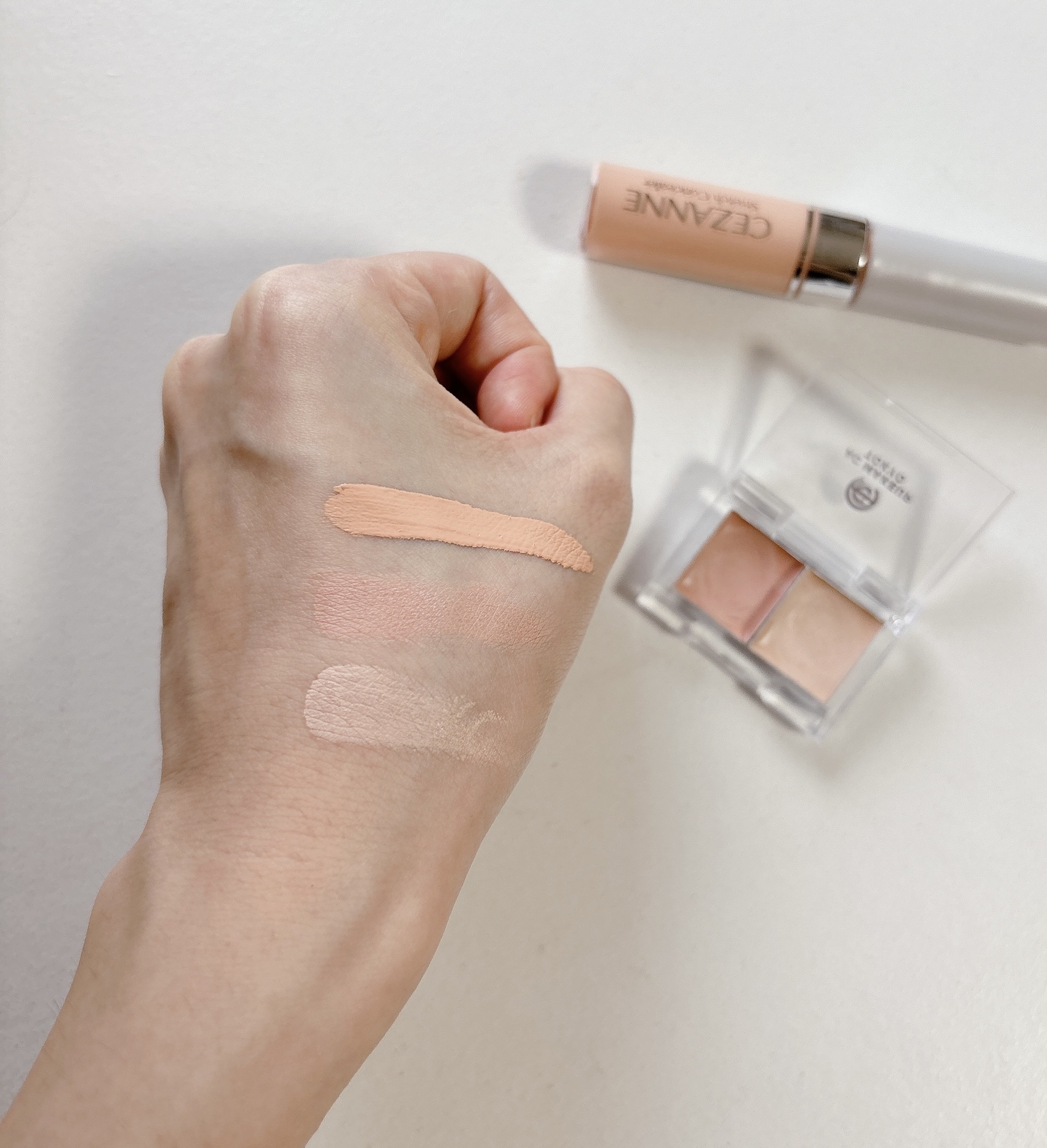 ストレッチコンシーラー/CEZANNE/リキッドコンシーラーを使ったクチコミ（2枚目）