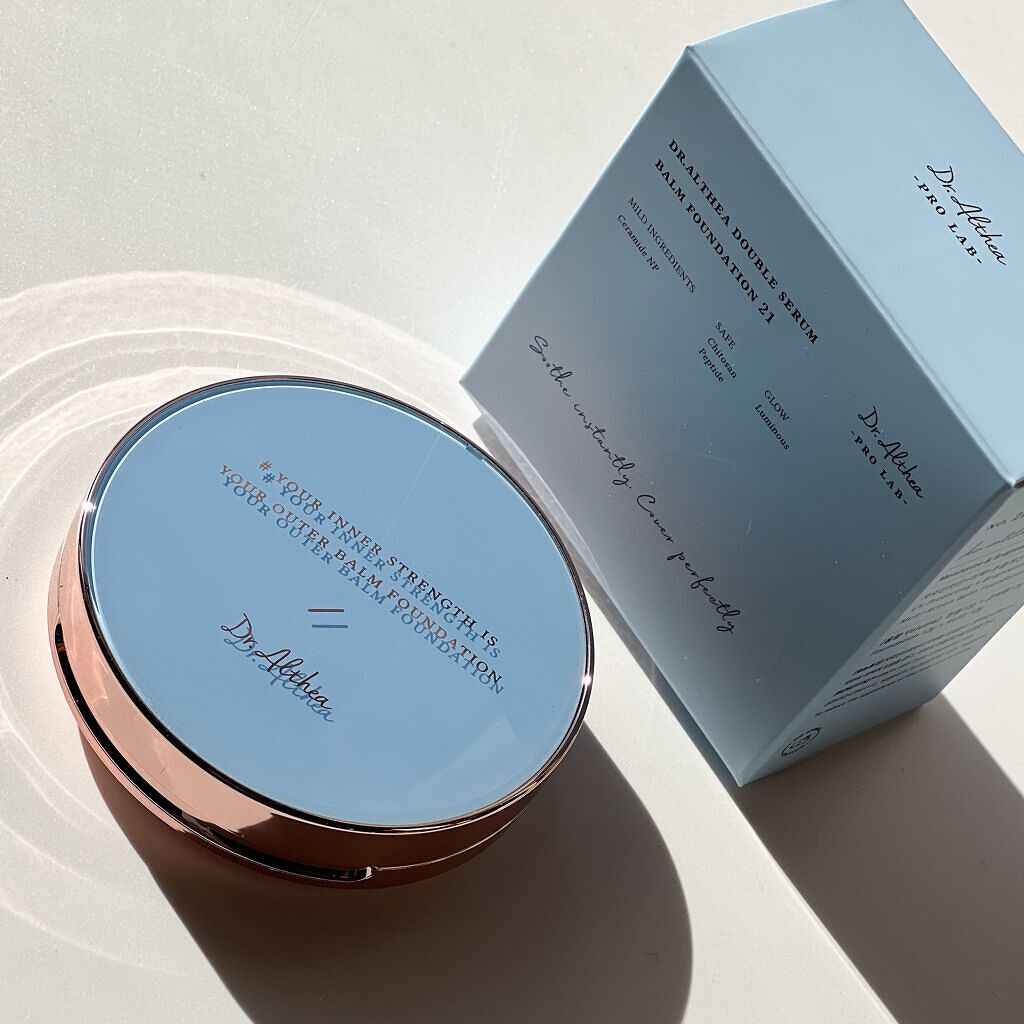 ダブル セラム バーム ファンデーション/Dr.Althea/クリーム・エマルジョンファンデーションを使ったクチコミ(1枚目)