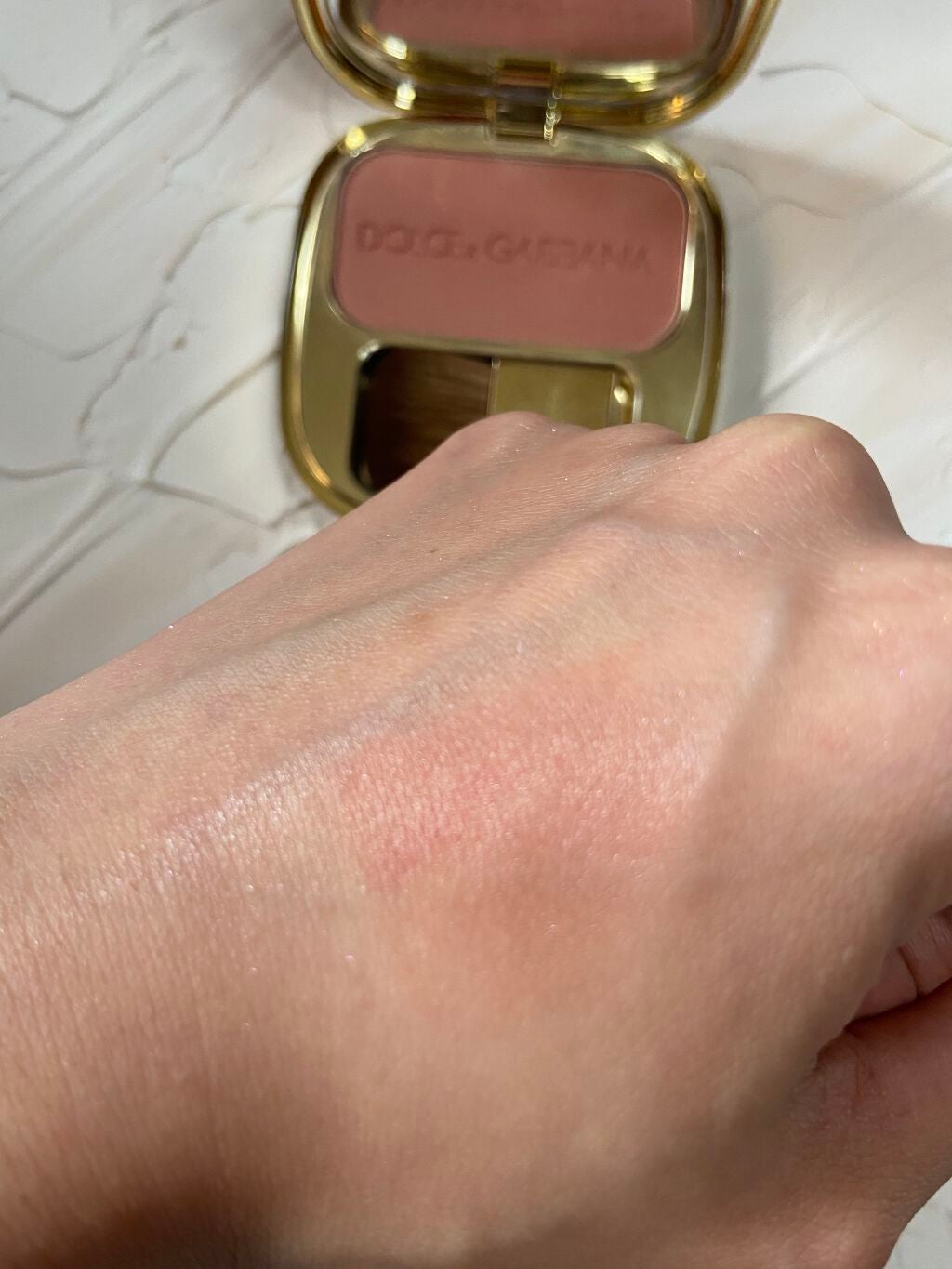 ブラッシュオブローズ ルミナスチークカラー/DOLCE&GABBANA BEAUTY/パウダーチークを使ったクチコミ(3枚目)