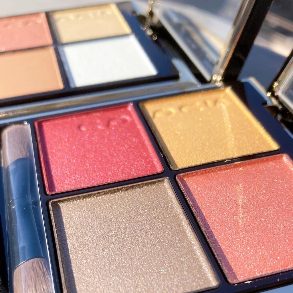 メルティング パウダー ブラッシュ/SUQQU/パウダーチークを使ったクチコミ（2枚目）