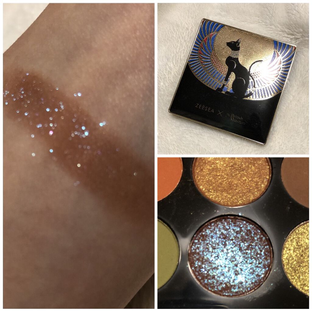 大英博物館 エジプトシリーズ アイシャドウパレット/ZEESEA/アイシャドウパレットを使ったクチコミ（3枚目）
