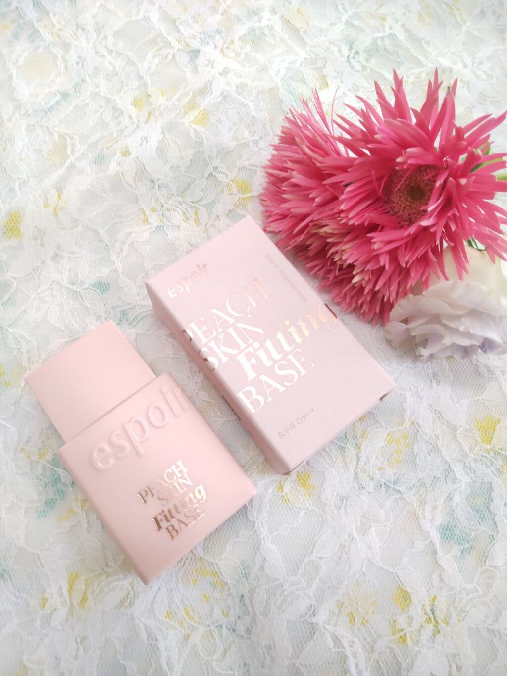 ピーチスキンフィッティングベース/espoir/化粧下地を使ったクチコミ（2枚目）