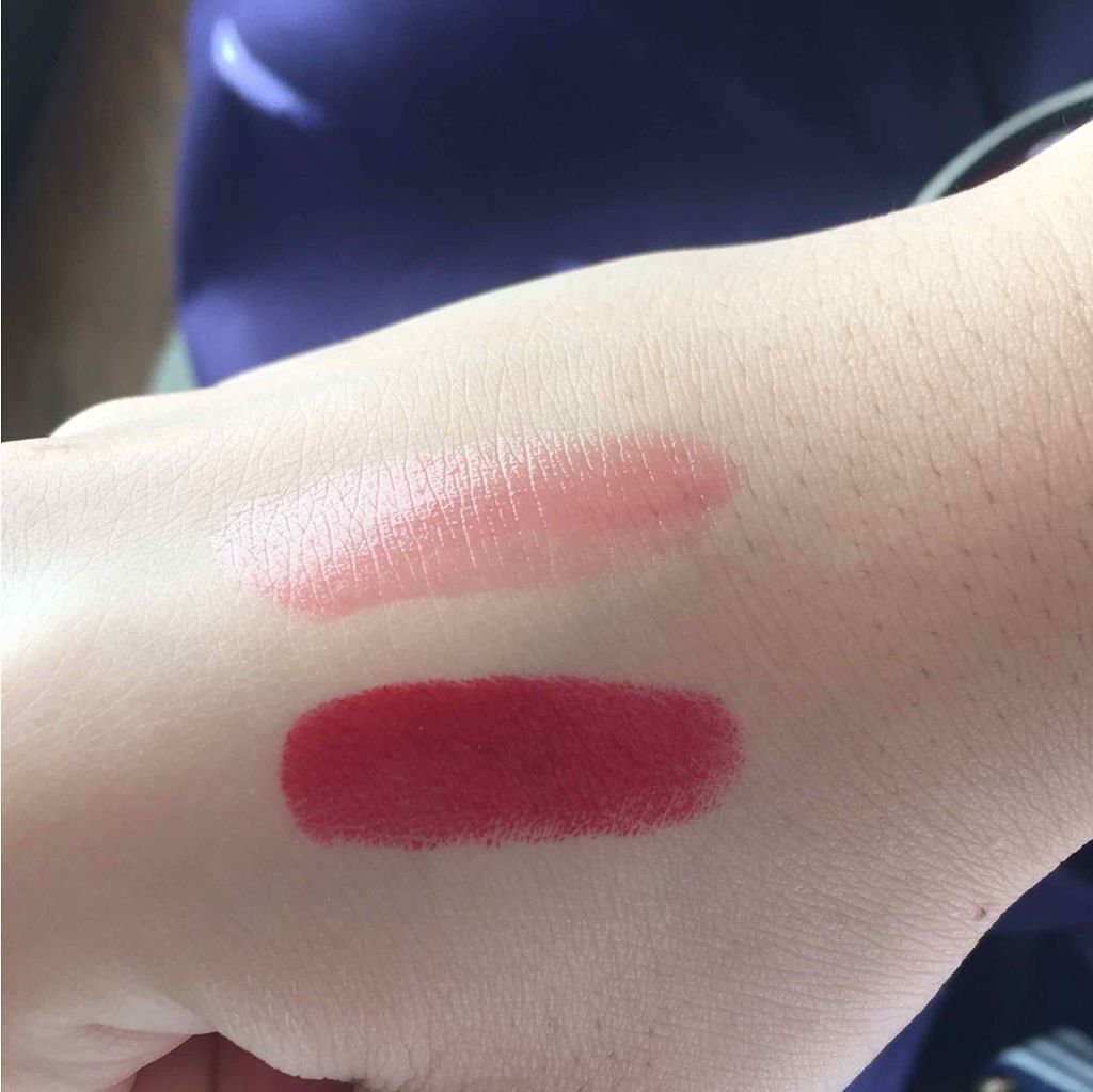 ルージュ アンリミテッド シアーシャイン/shu uemura/口紅を使ったクチコミ（2枚目）