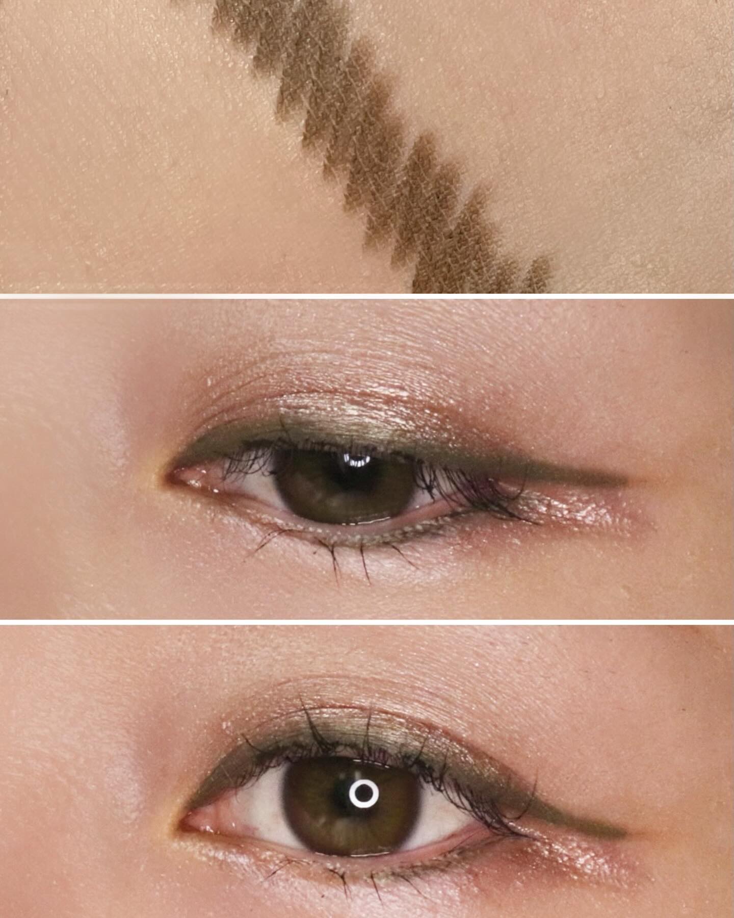 クリーミータッチライナー 08 マッチャカーキ/キャンメイク/ジェルアイライナーを使ったクチコミ（2枚目）