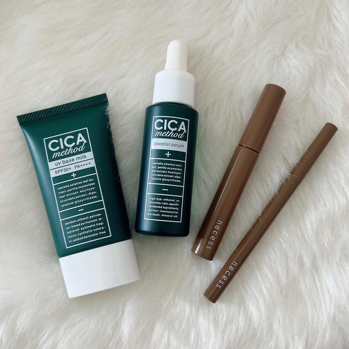 necess まゆ書き足し美容液ティント /コジット/眉ティントを使ったクチコミ(2枚目)