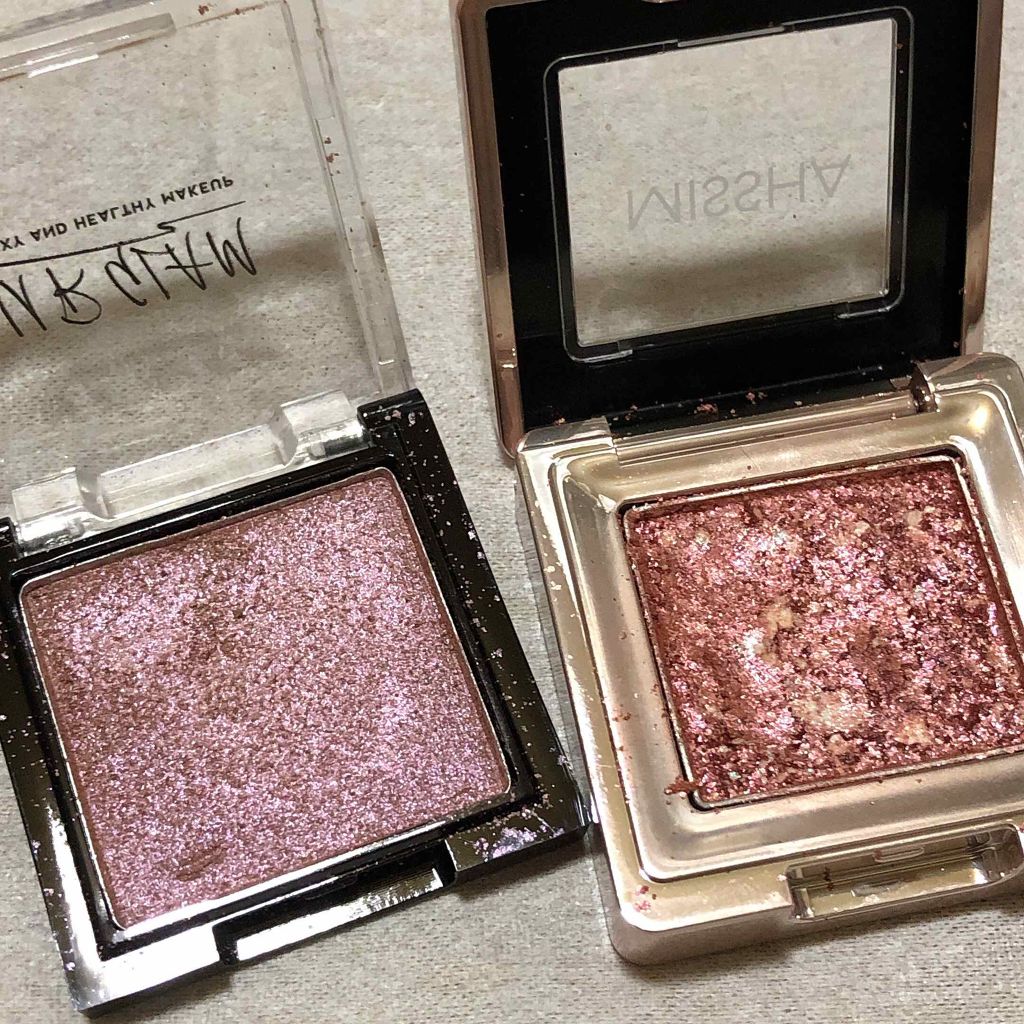 グリッタープリズム シャドウ/MISSHA/グリッターを使ったクチコミ（3枚目）