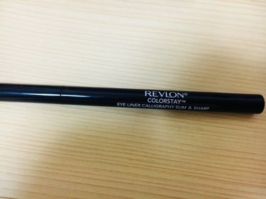 カラーステイ アイライナー カリグラフィー スリム&シャープ/REVLON/リキッドアイライナーを使ったクチコミ（1枚目）