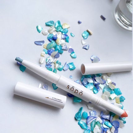 パウダー&ライナー 07 ピーチラムネ/sopo/スティックアイシャドウを使ったクチコミ(1枚目)