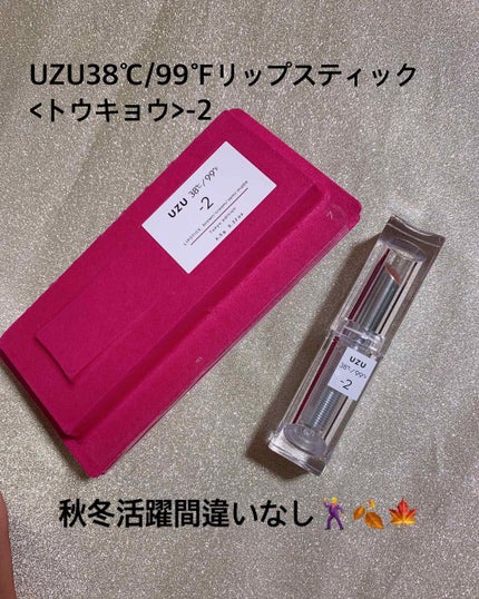 38°C / 99°F Lipstick <TOKYO>/UZU BY FLOWFUSHI/口紅を使ったクチコミ(1枚目)