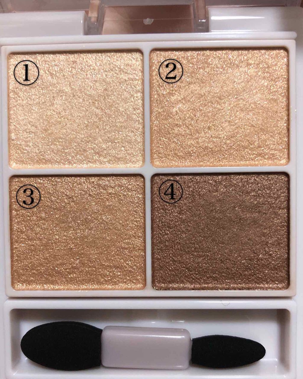 シルキースフレアイズ/キャンメイク/アイシャドウパレットを使ったクチコミ(2枚目)