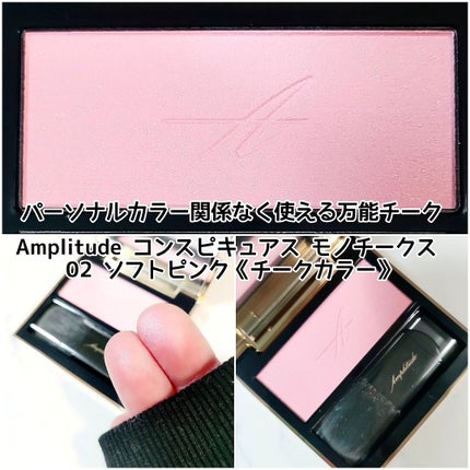 コンスピキュアス モノチークス 02 ソフトピンク / Amplitude コンスピキュアス モノチークス 02 ソフトピンク / Amplitude