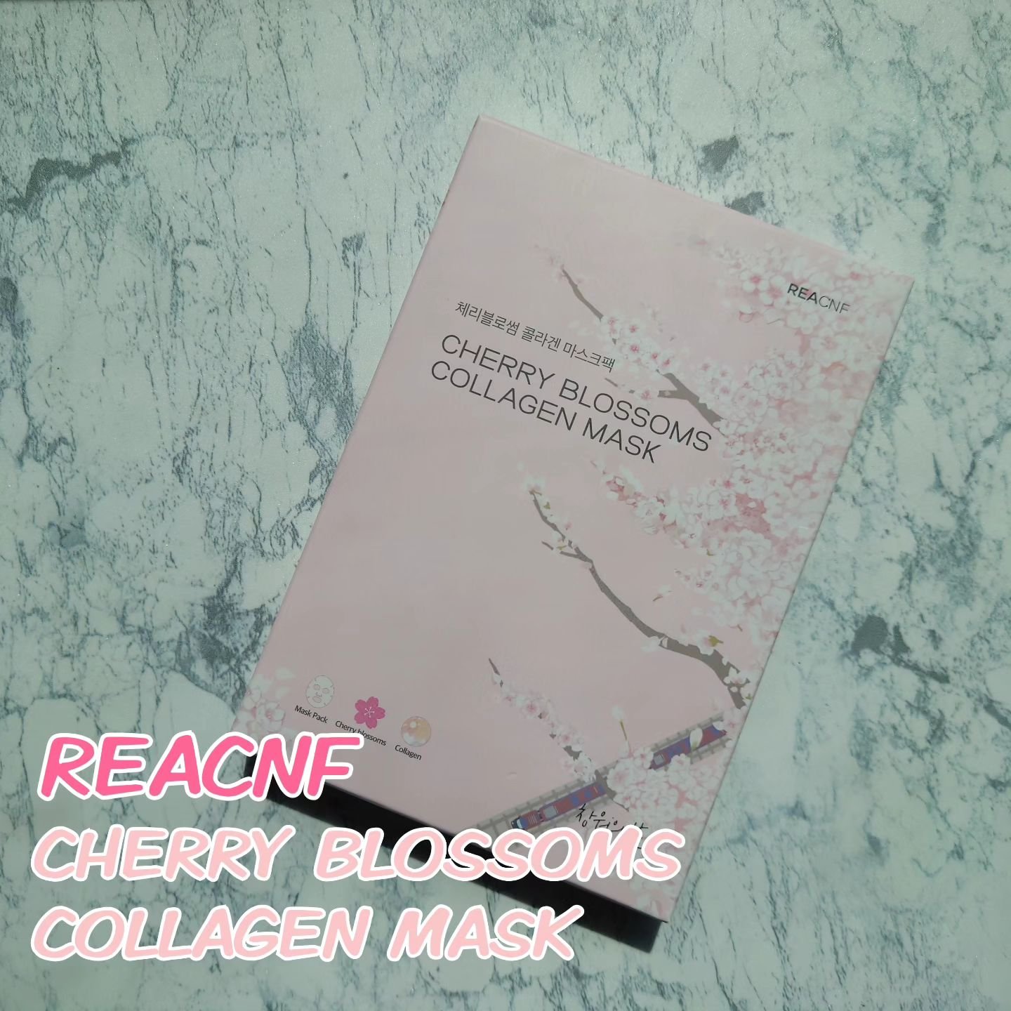 チェリーブロッサム コラーゲンマスク/REACNF/シートマスク・パックを使ったクチコミ（1枚目）