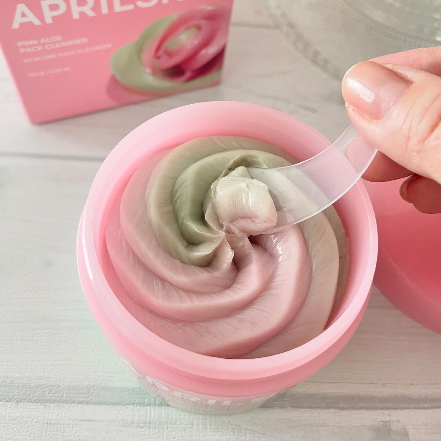 ピンクアロエメレンゲクレンザー/APRILSKIN/その他洗顔料を使ったクチコミ(3枚目)