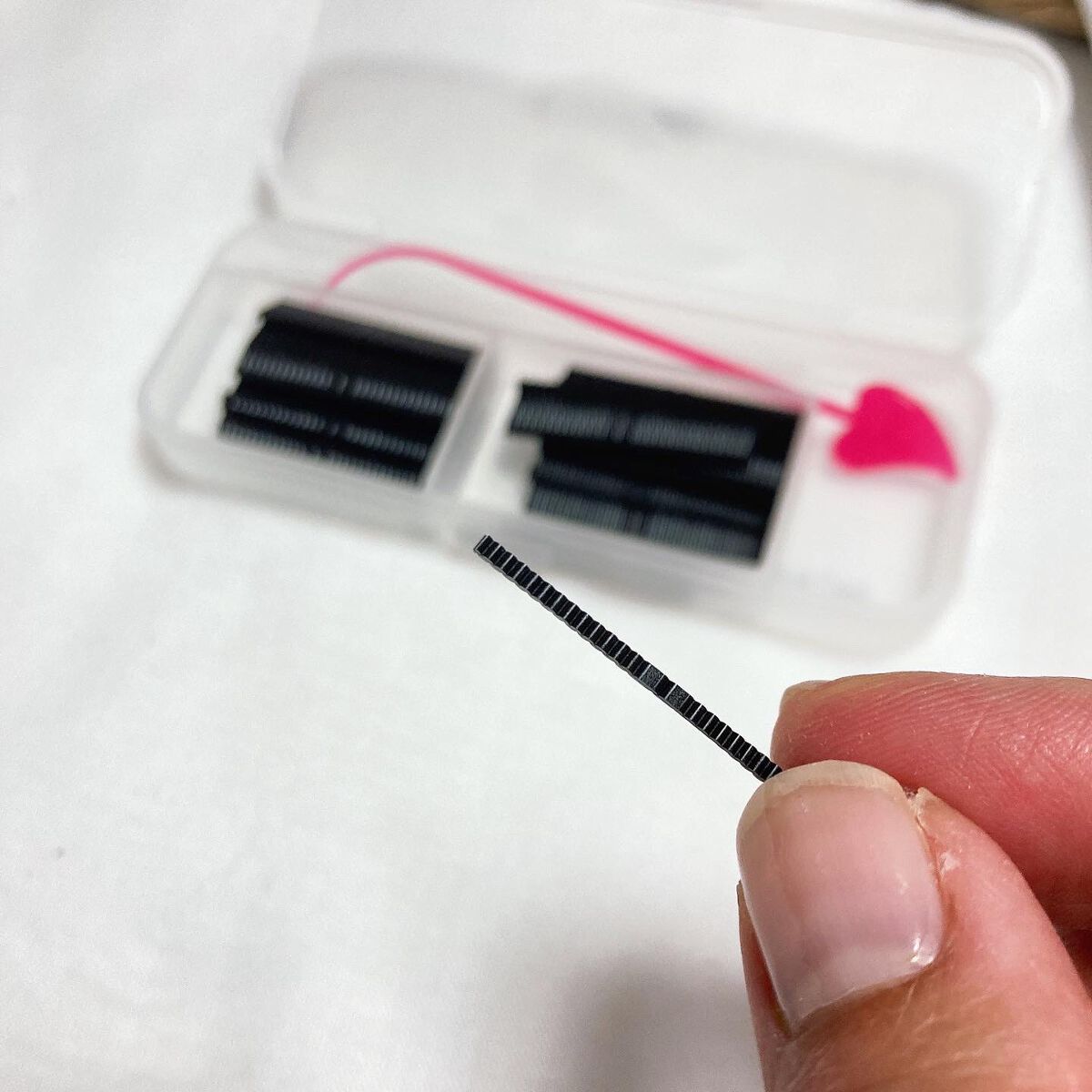 ブラックファイバー120 スーパーハードタイプ 120本入/メザイク/二重まぶた用アイテムを使ったクチコミ（2枚目）