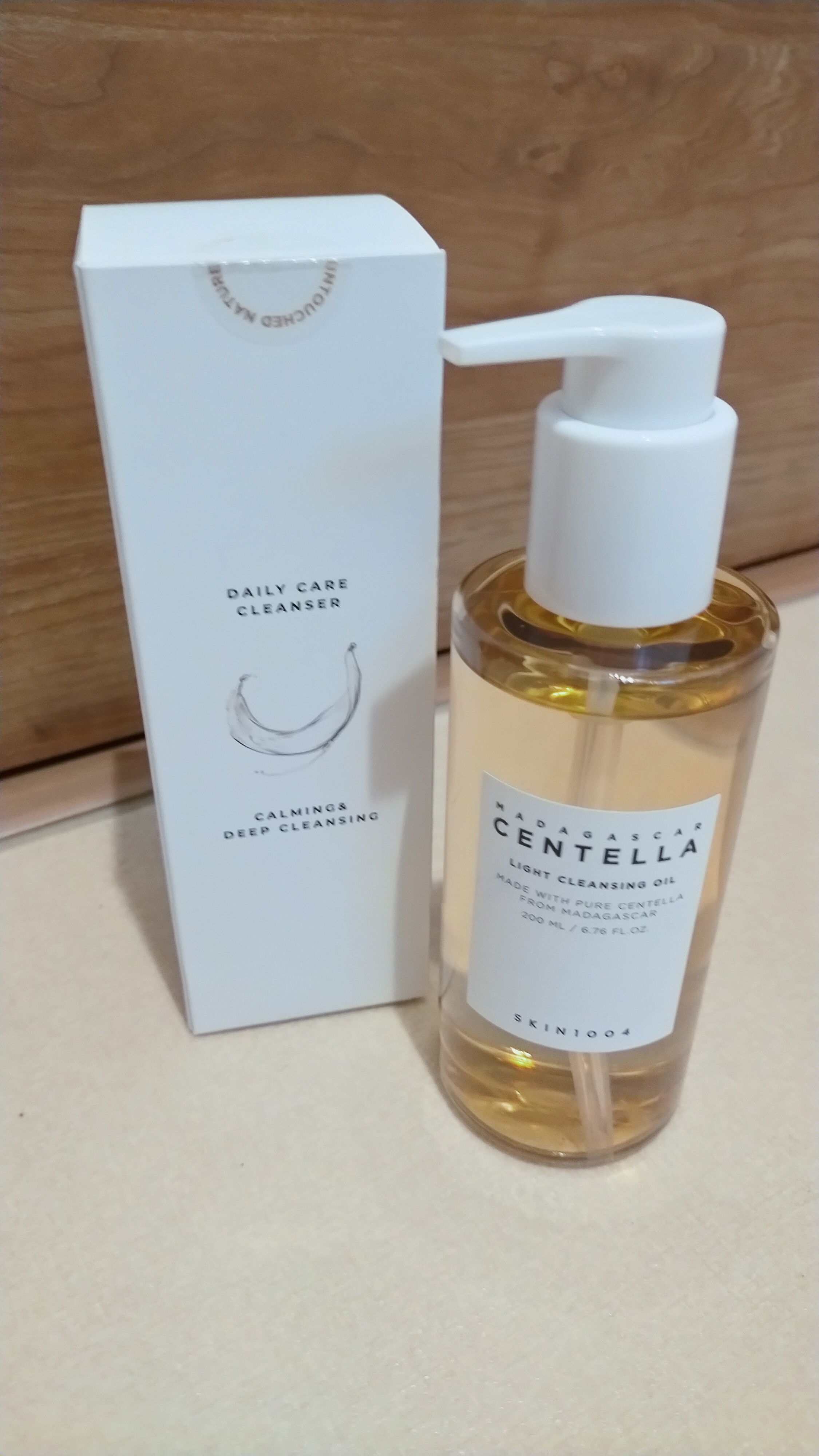 センテラ ライトクレンジングオイル/SKIN1004/オイルクレンジングを使ったクチコミ（1枚目）
