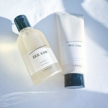 ○SEE SAW シャンプー/SEE SAW  ヘアトリートメント



ヘアサロン専売品

心を奪う髪になる事をコンセプトにしたヘアケアシリーズ。

髪悩みに併せて組み合わせもできる

私はシャンプー