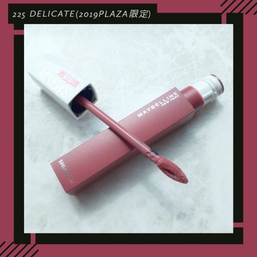 SPステイ マットインク 225 DELICATE（2019/6/14 PLAZA限定発売）/MAYBELLINE NEW YORK/口紅の画像