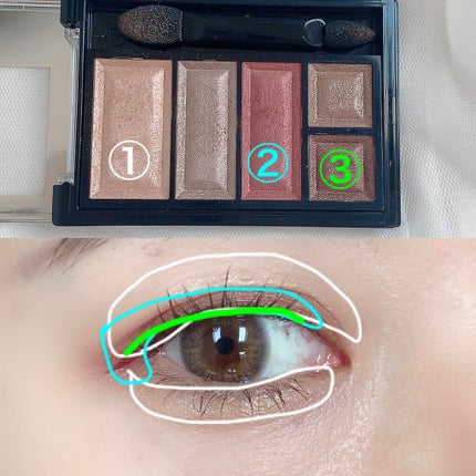 ショコラスウィート アイズ/リンメル ロンドン/アイシャドウパレットを使ったクチコミ(2枚目)