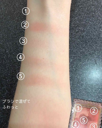 グロウフルールチークス/キャンメイク/パウダーチークを使ったクチコミ(2枚目)