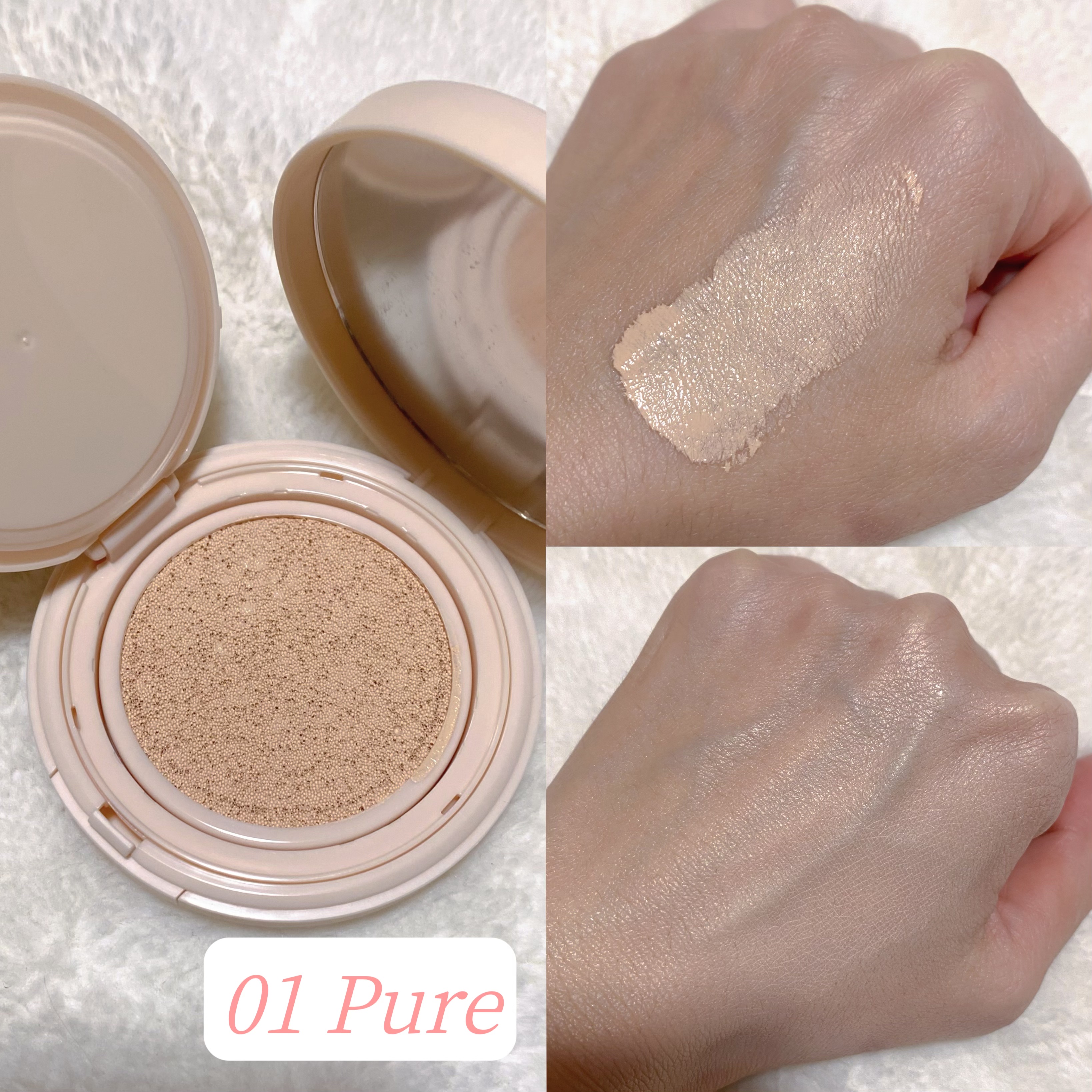 フィクシングブラークッション/Coralhaze/クッションファンデーションを使ったクチコミ（3枚目）