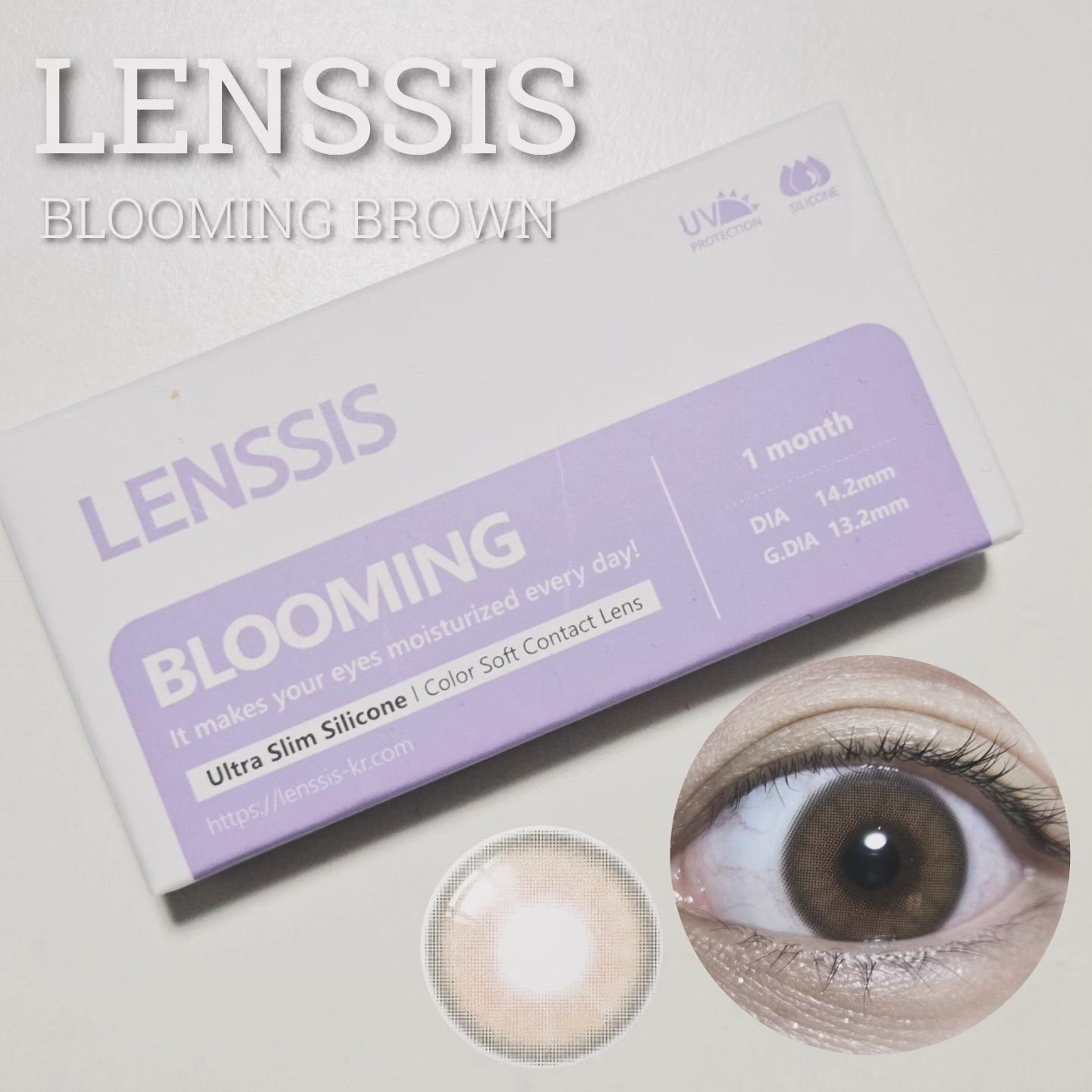 💟日常を特別に染めるカラー💟

●LENSSIS●
ブルーミングブラウン
DIA : 14.2mm

○商品説明◯
クリアな水に広がる絵具のように瞳の奥にじんわり染み込むブルーミングシリーズ💙
3つのレイヤーを重ねた多彩な色彩がムード