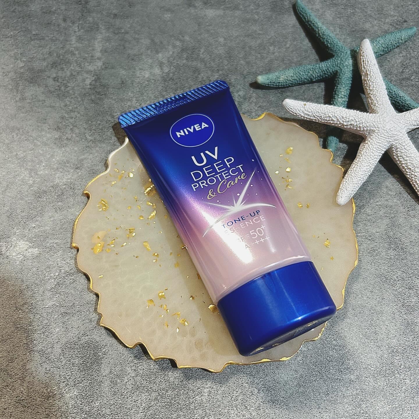 ニベアUV ディープ プロテクト＆ケア トーンアップ エッセンス/ニベア/日焼け止めローションを使ったクチコミ（1枚目）