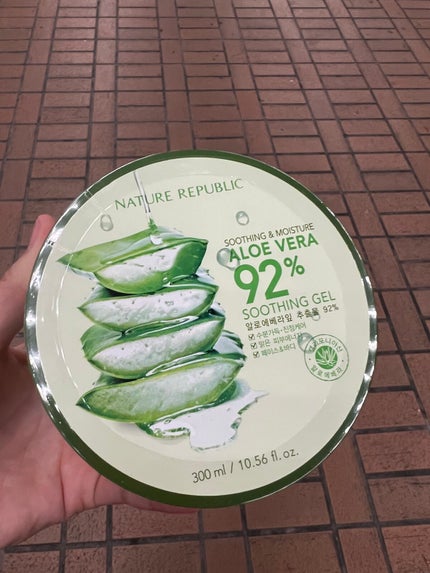 マイルド&モイスチャーアロエジェル/ネイチャーリパブリック/ボディローションを使ったクチコミ(1枚目)