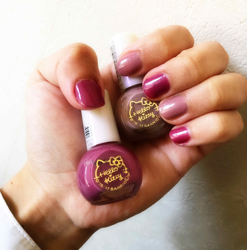 サンリオネイル/DAISO/マニキュアを使ったクチコミ（2枚目）