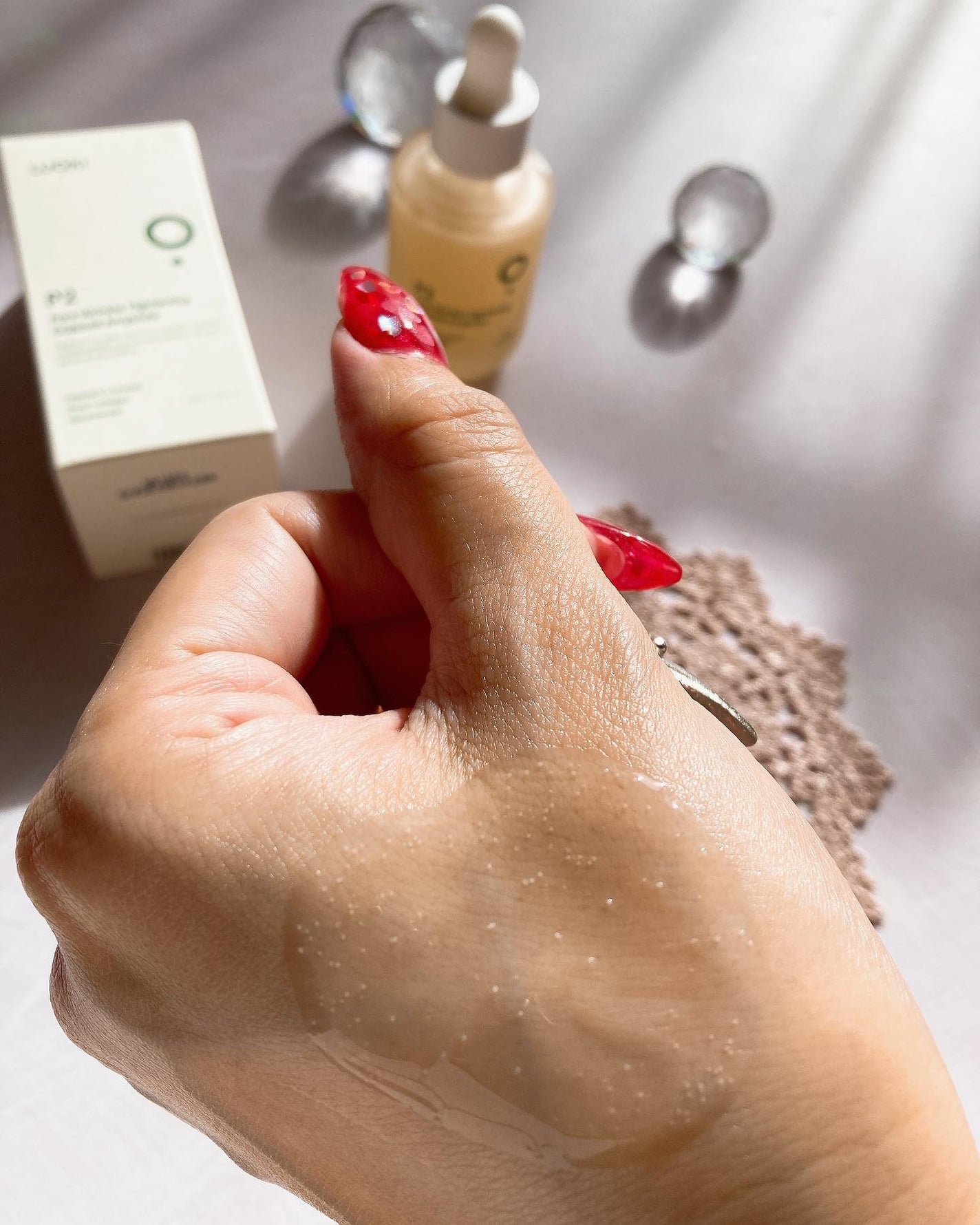 P2毛穴シワタイトニングカプセルアンプル/LUOKI/美容液を使ったクチコミ(5枚目)