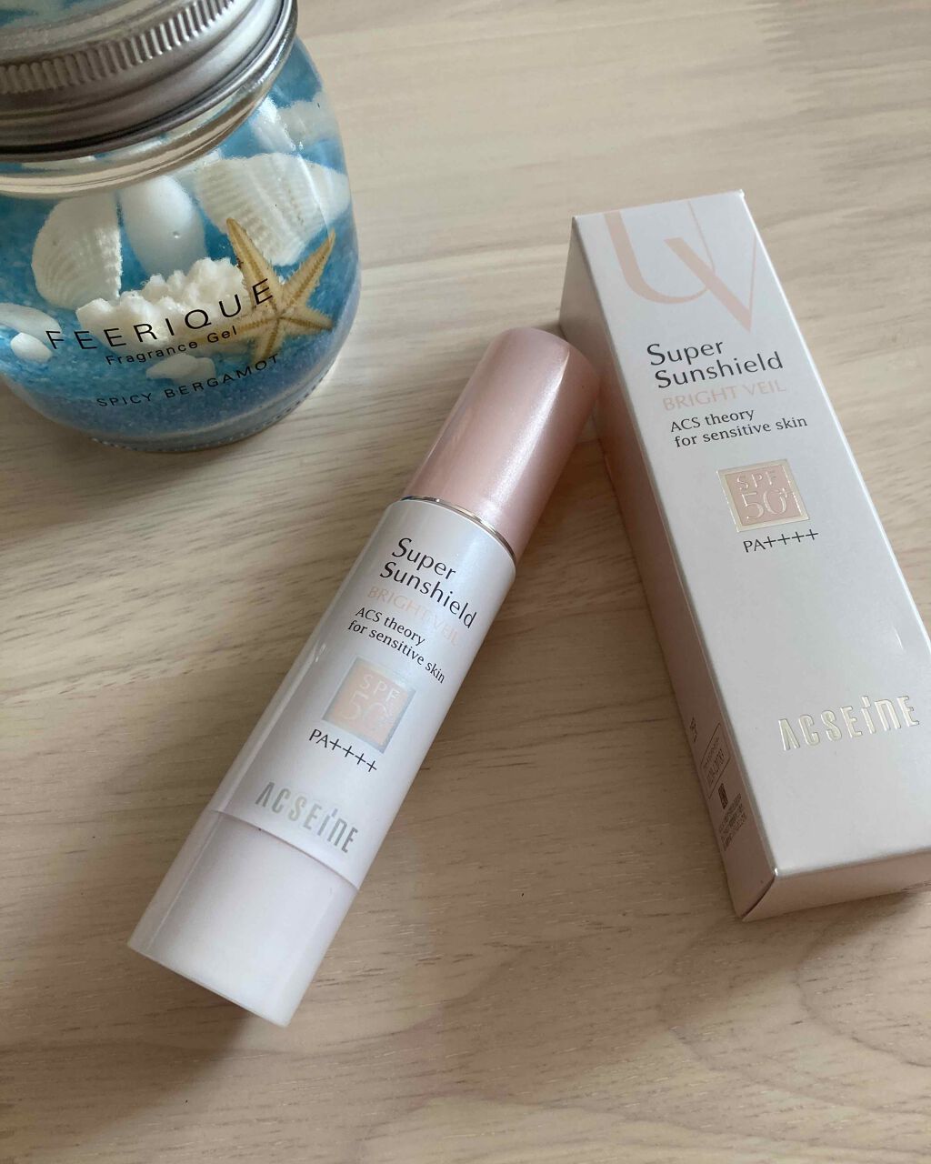 スーパーサンシールド ブライトヴェール/ACSEINE/化粧下地を使ったクチコミ(1枚目)