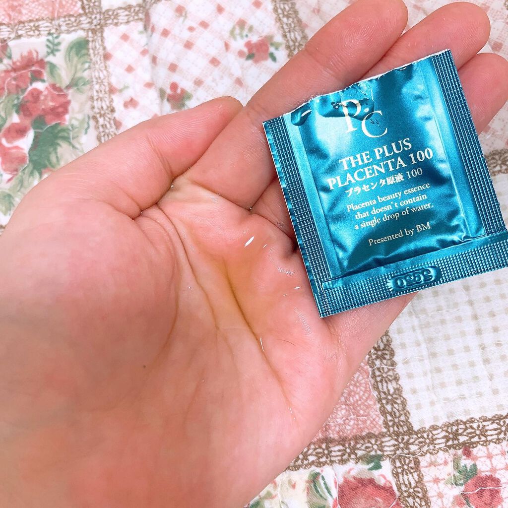 【馬プラセンタ原液100】プラセンタ原液100美容液 パウチ 1ml (馬プラセンタ)/パーフェクトC/美容液を使ったクチコミ(1枚目)