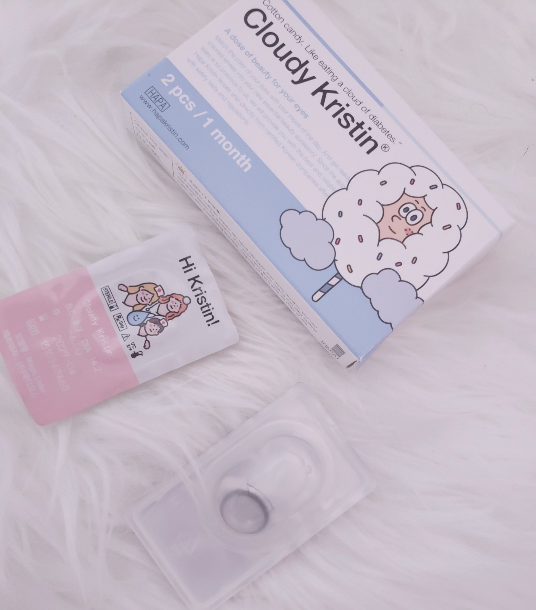 Cloudy Kristin/Hapa kristin/カラーコンタクトレンズを使ったクチコミ（2枚目）