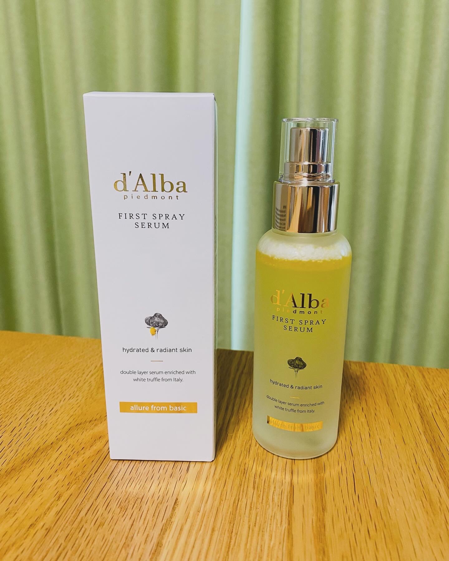 ダルバ ホワイトトリュフファーストスプレーセラム/ダルバ/ミスト状化粧水を使ったクチコミ（1枚目）