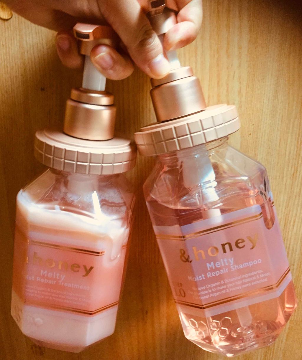 &honey Melty モイストリペア シャンプー1.0／モイストリペア ヘアトリートメント2.0/&honey/市販シャンプーを使ったクチコミ（1枚目）