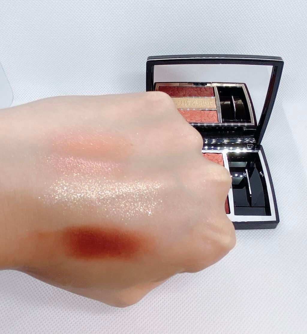 トリオ ブリック パレット<ピュア グロウ>/Dior/アイシャドウパレットを使ったクチコミ(2枚目)