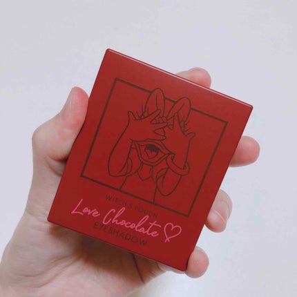 Love Chocolate アイシャドウ 02 ラズベリーカカオ/Witch's Pouch/アイシャドウパレットを使ったクチコミ(2枚目)