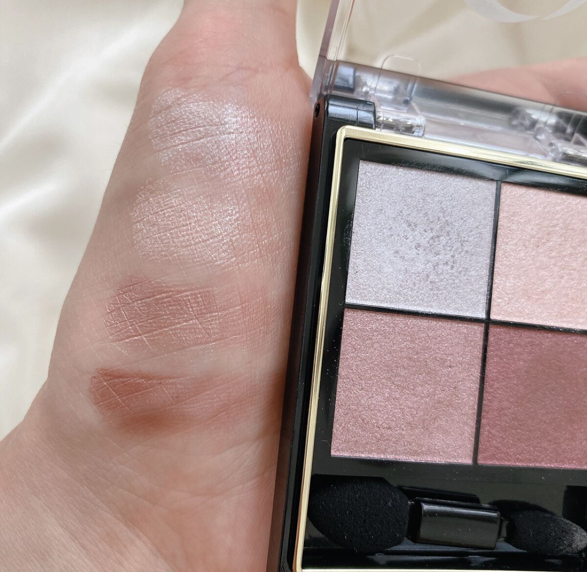 リアルクローズシャドウ/excel/アイシャドウパレットを使ったクチコミ（3枚目）